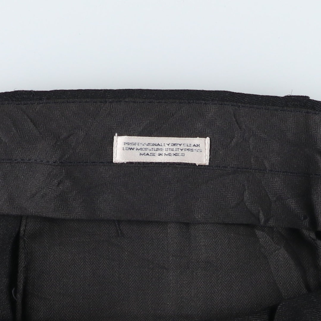 Liz Claiborne Two-pleat Slacks, Men's Size W34 unclear black type Vintage Second Hand