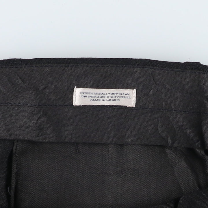 Liz Claiborne Two-pleat Slacks, Men's Size W34 unclear black type Vintage Second Hand