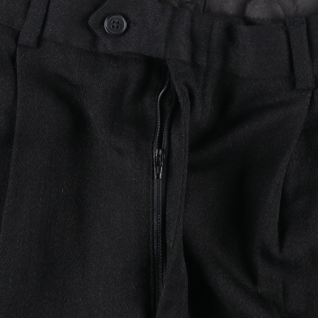 Liz Claiborne Two-pleat Slacks, Men's Size W34 unclear black type Vintage Second Hand