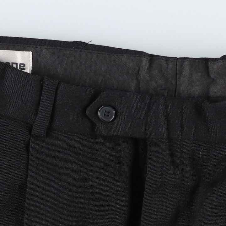Liz Claiborne Two-pleat Slacks, Men's Size W34 unclear black type Vintage Second Hand