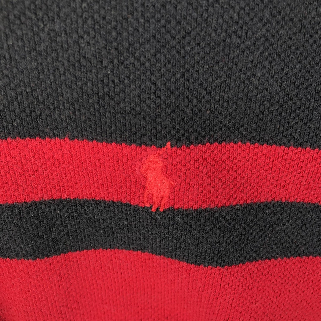 Ralph Lauren POLO by Ralph Lauren long sleeve polo shirt, men's size XXL cotton navy blue type Vintage Second Hand