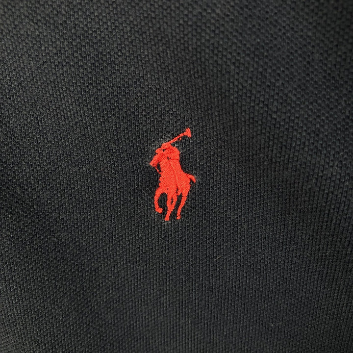 Ralph Lauren POLO by Ralph Lauren long sleeve polo shirt, men's size XXL cotton navy blue type Vintage Second Hand
