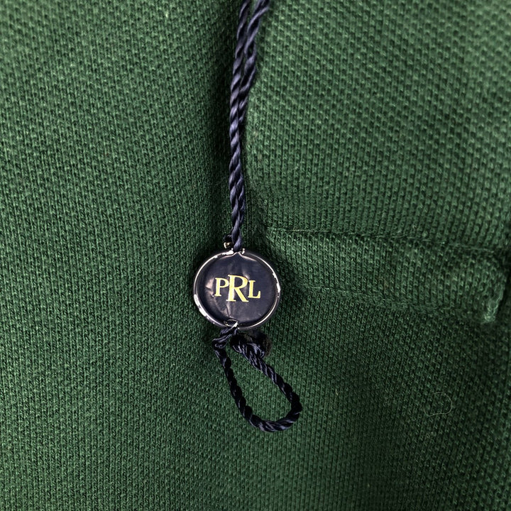 Ralph Lauren POLO by Ralph Lauren long sleeve polo shirt, men's size M cotton green type Vintage Second Hand