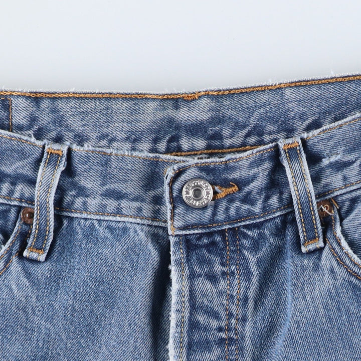 Levi's 501 straight denim pants for men, size W34 cotton blue type Vintage Second Hand