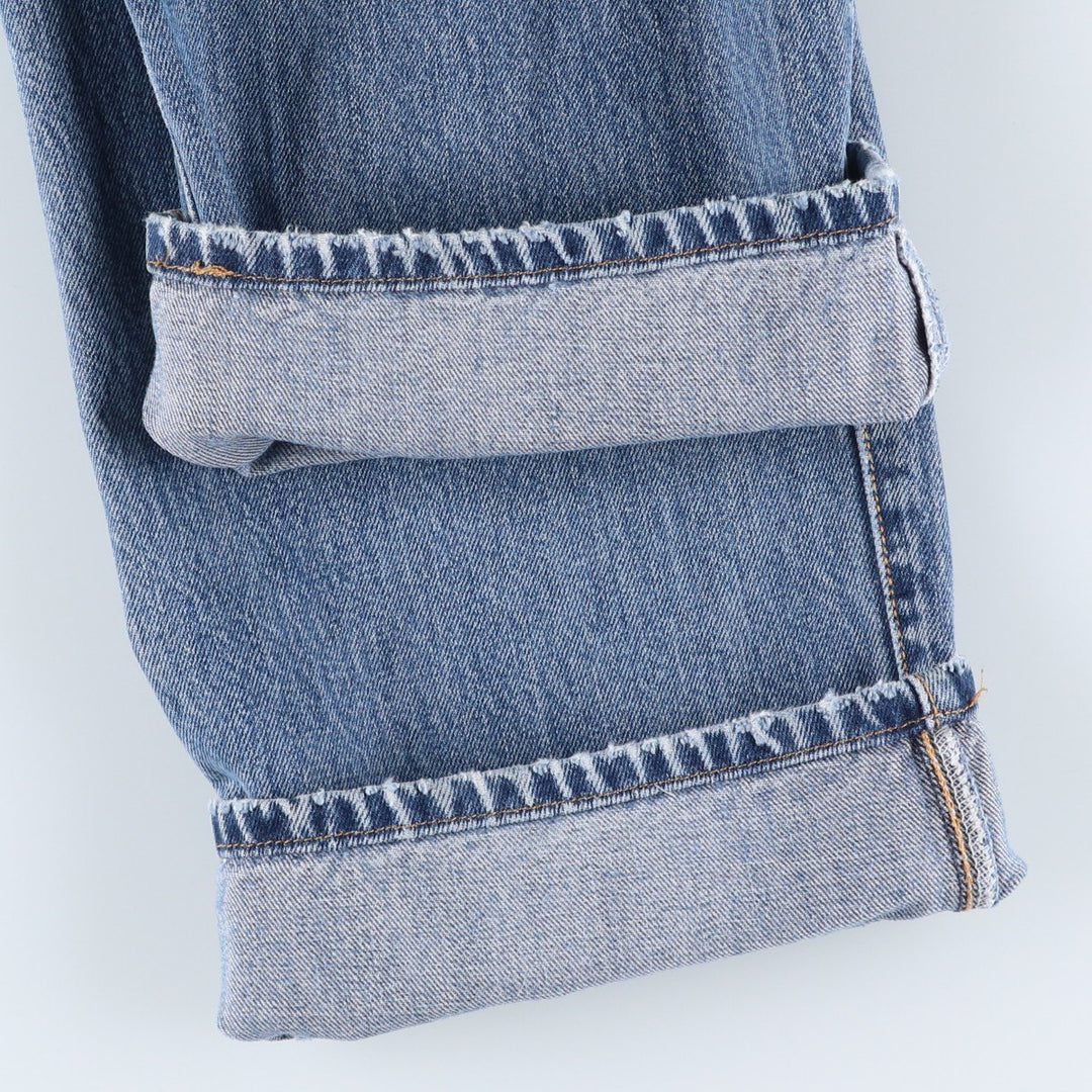 Levi's 501 straight denim pants for men, size W34 cotton blue type Vintage Second Hand