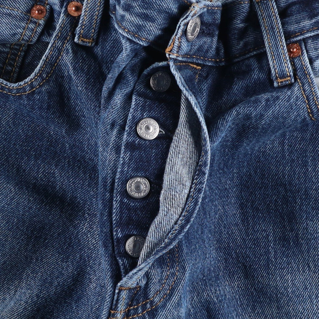 Levi's 501 straight denim pants for men, size W36 cotton blue type Vintage Second Hand