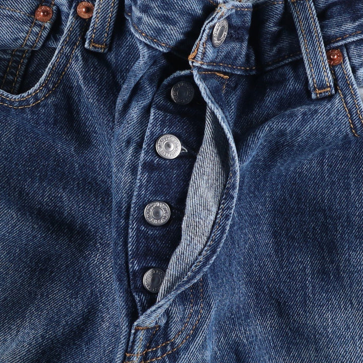 Levi's 501 straight denim pants for men, size W36 cotton blue type Vintage Second Hand