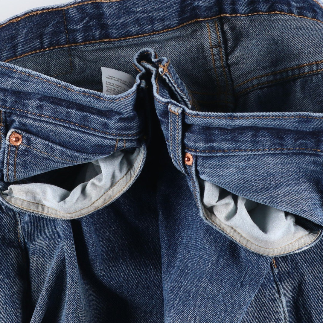 Levi's 501 straight denim pants for men, size W36 cotton blue type Vintage Second Hand