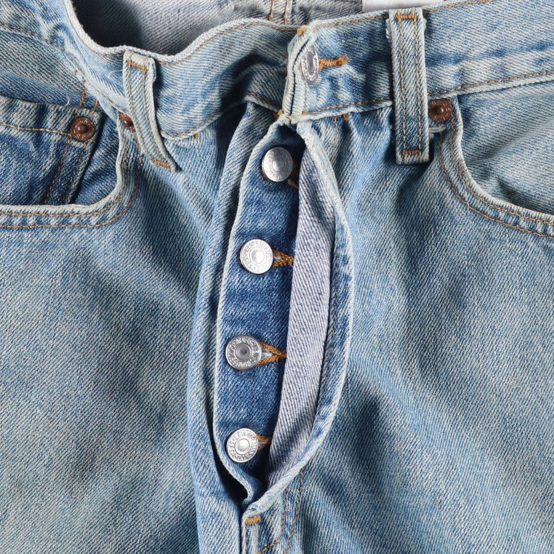 Levi's 501 straight denim pants for men, size W35 cotton blue type Vintage Second Hand