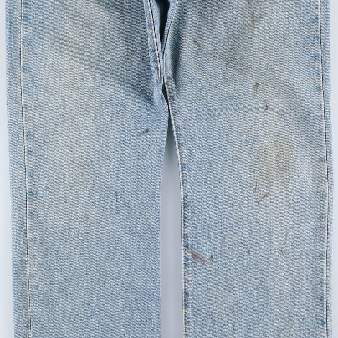 Levi's 501 straight denim pants for men, size W35 cotton blue type Vintage Second Hand