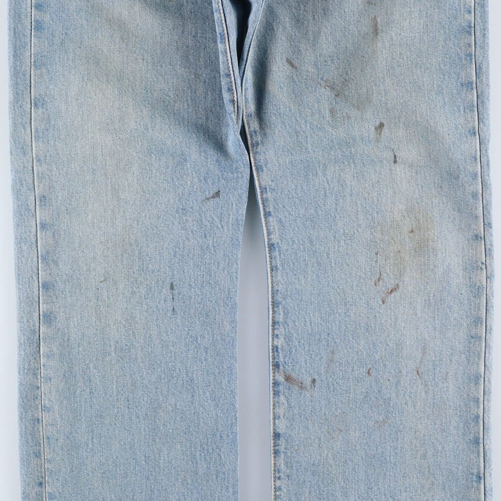 Levi's 501 straight denim pants for men, size W35 cotton blue type Vintage Second Hand