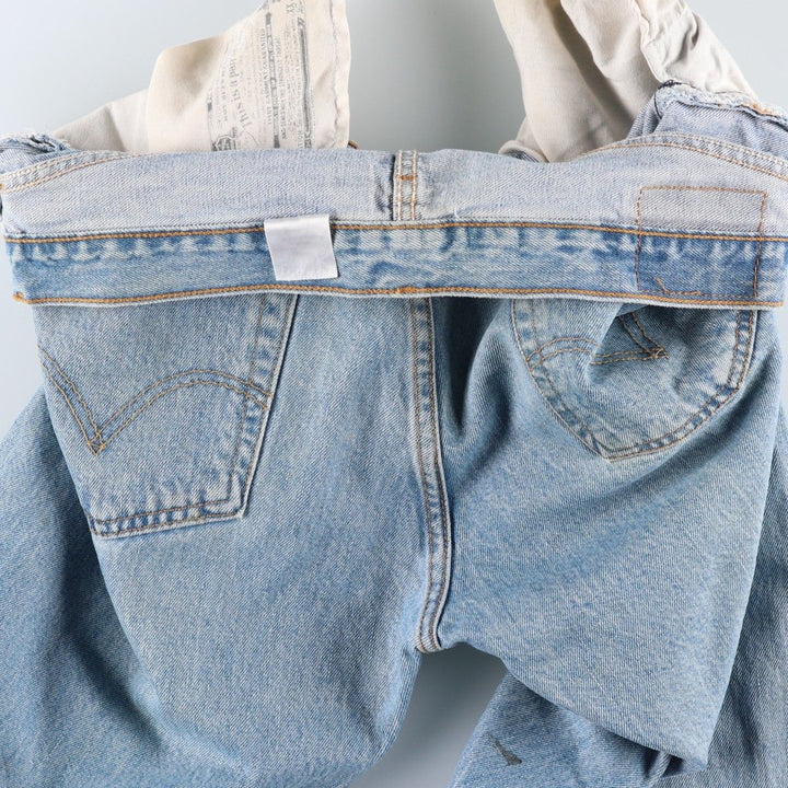 Levi's 501 straight denim pants for men, size W35 cotton blue type Vintage Second Hand
