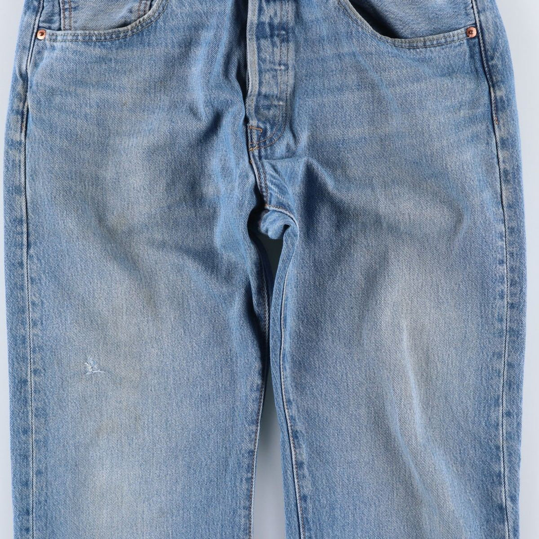 Levi's 501 straight denim pants for men, size W34 cotton blue type Vintage Second Hand