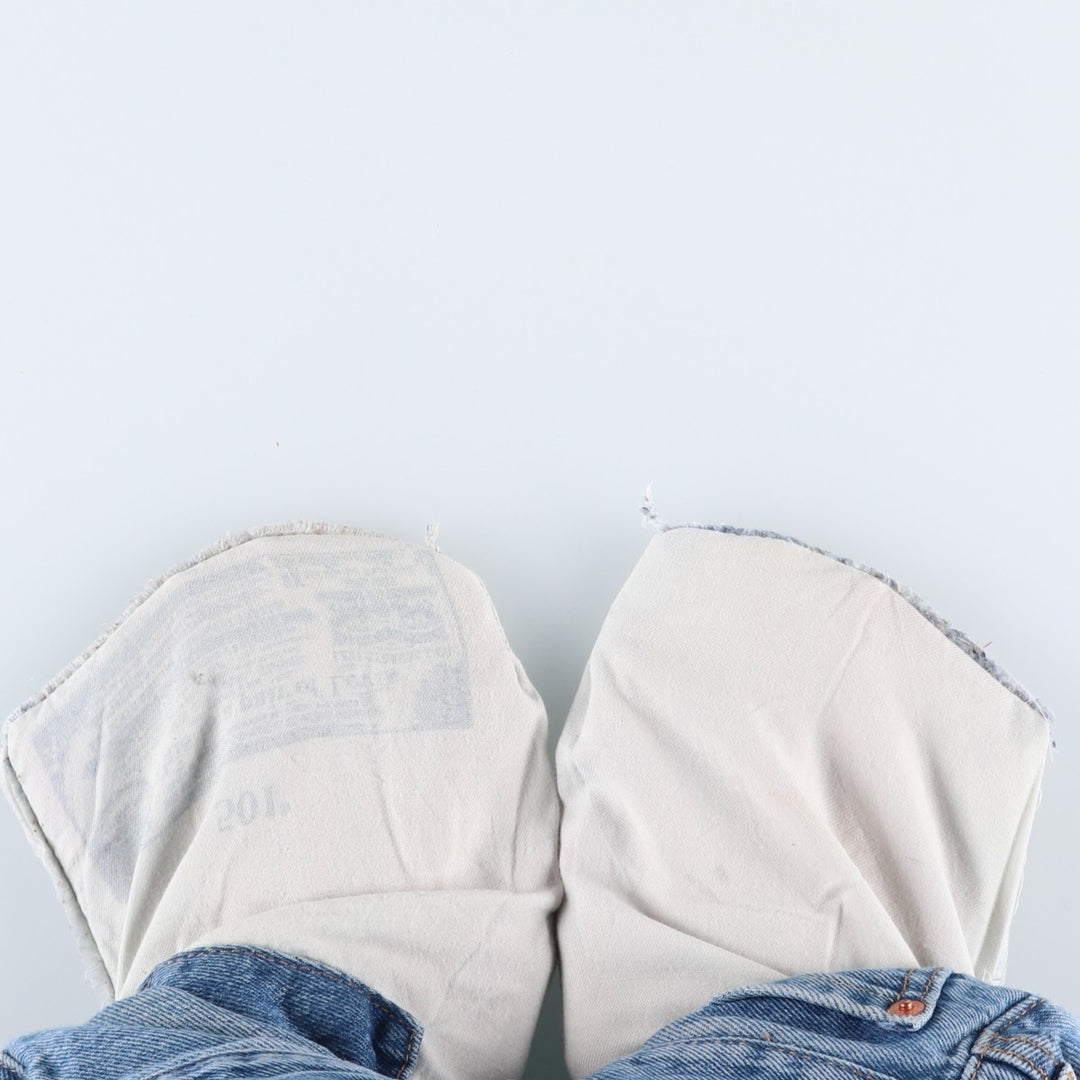 Levi's 501 straight denim pants for men, size W34 cotton blue type Vintage Second Hand