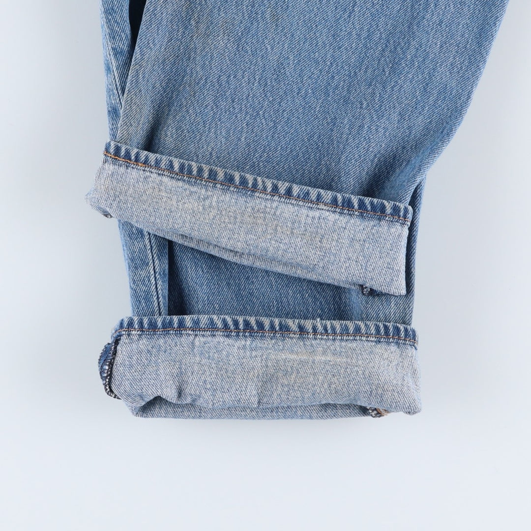 Levi's 501 straight denim pants for men, size W34 cotton blue type Vintage Second Hand