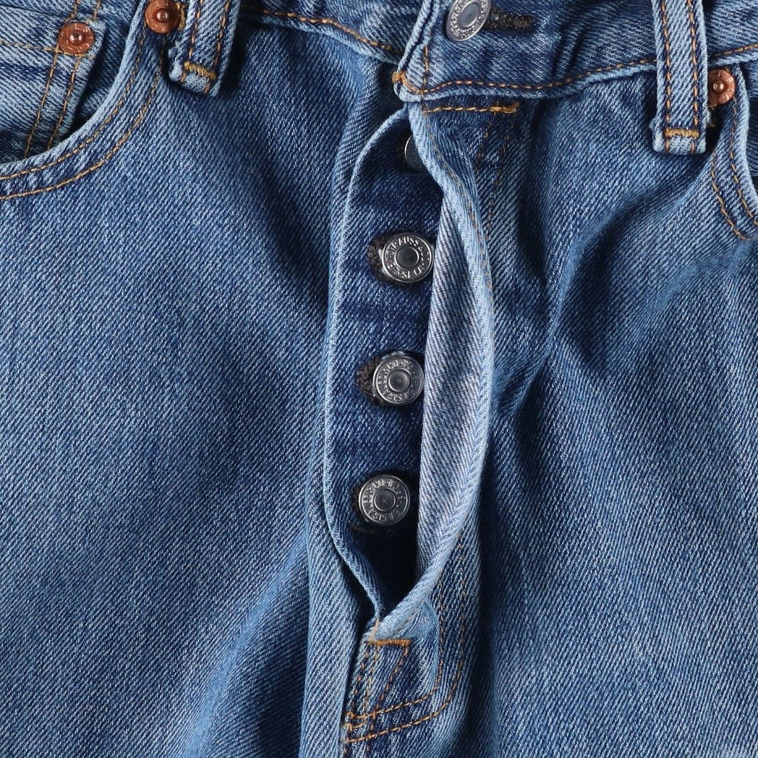 Levi's 501 straight denim pants for men, size W36 cotton blue type Vintage Second Hand