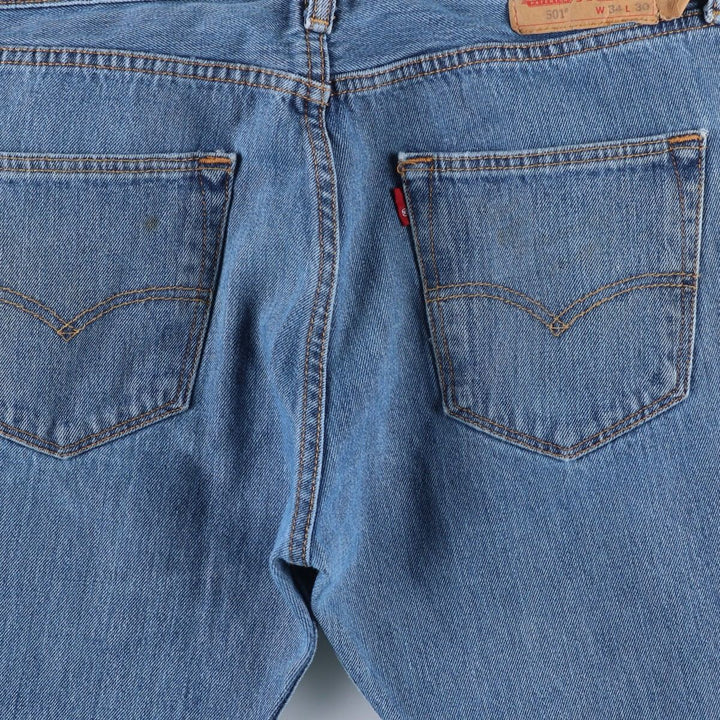 Levi's 501 straight denim pants for men, size W36 cotton blue type Vintage Second Hand