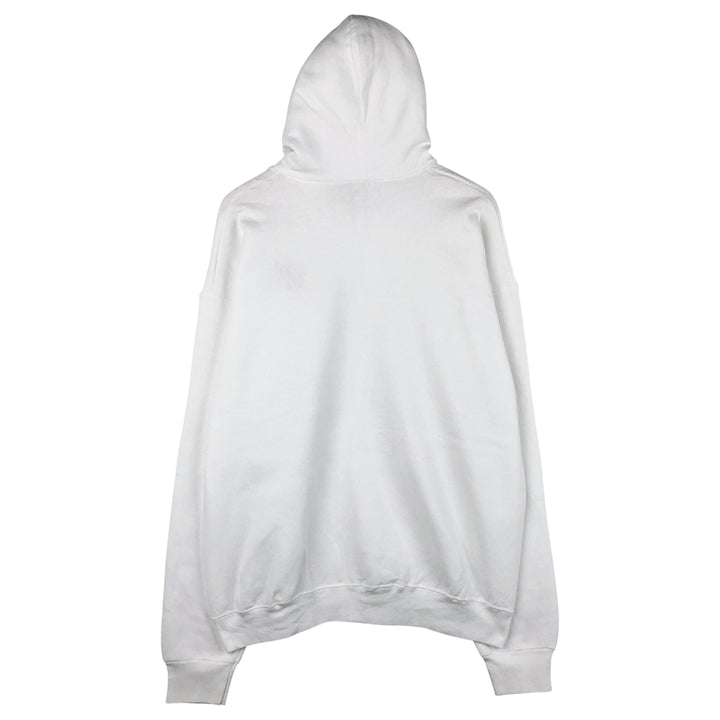 90'S Fruit of the Loom Newport Advertising Pullover Hoodie, Made in USA, Men's XL cotton white type Vintage Second Hand