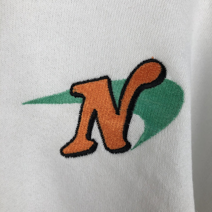 90'S Fruit of the Loom Newport Advertising Pullover Hoodie, Made in USA, Men's XL cotton white type Vintage Second Hand