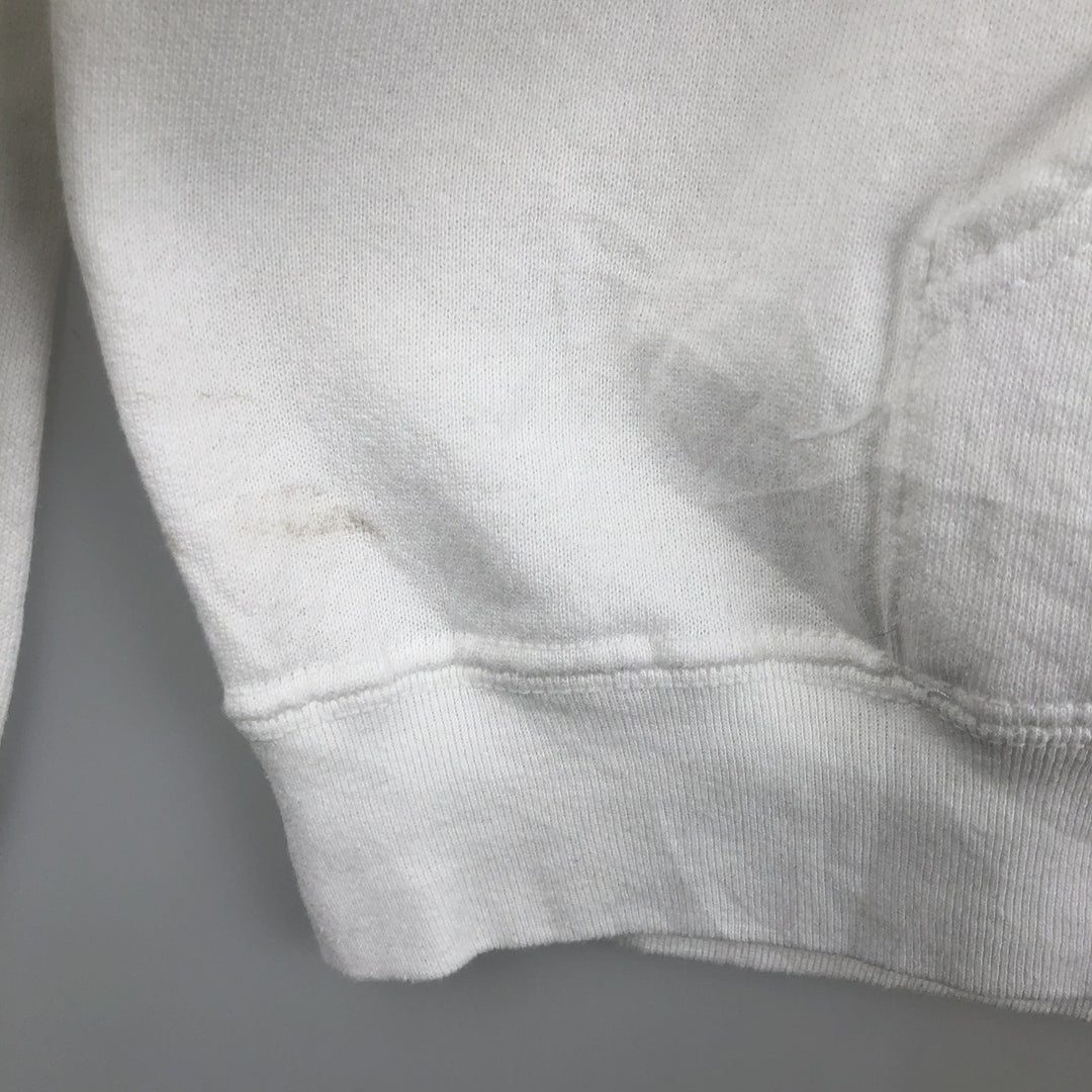 90'S Fruit of the Loom Newport Advertising Pullover Hoodie, Made in USA, Men's XL cotton white type Vintage Second Hand