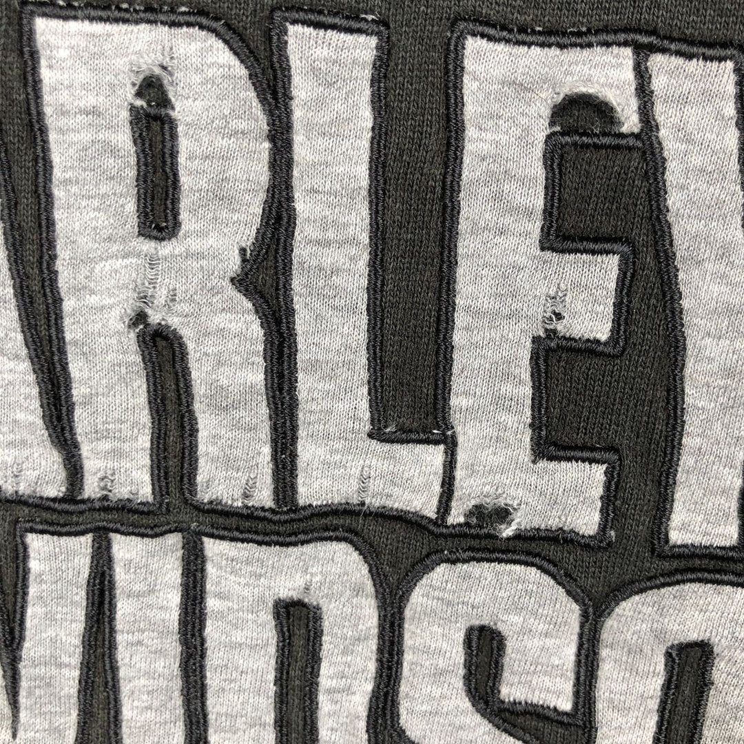 2000'S Harley-Davidson Eagle Pattern Advertising Pullover Hoodie, Men's XL unclear black type Vintage Second Hand