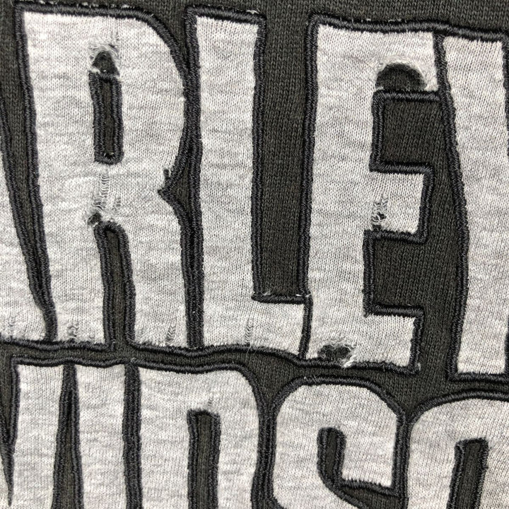 2000'S Harley-Davidson Eagle Pattern Advertising Pullover Hoodie, Men's XL unclear black type Vintage Second Hand