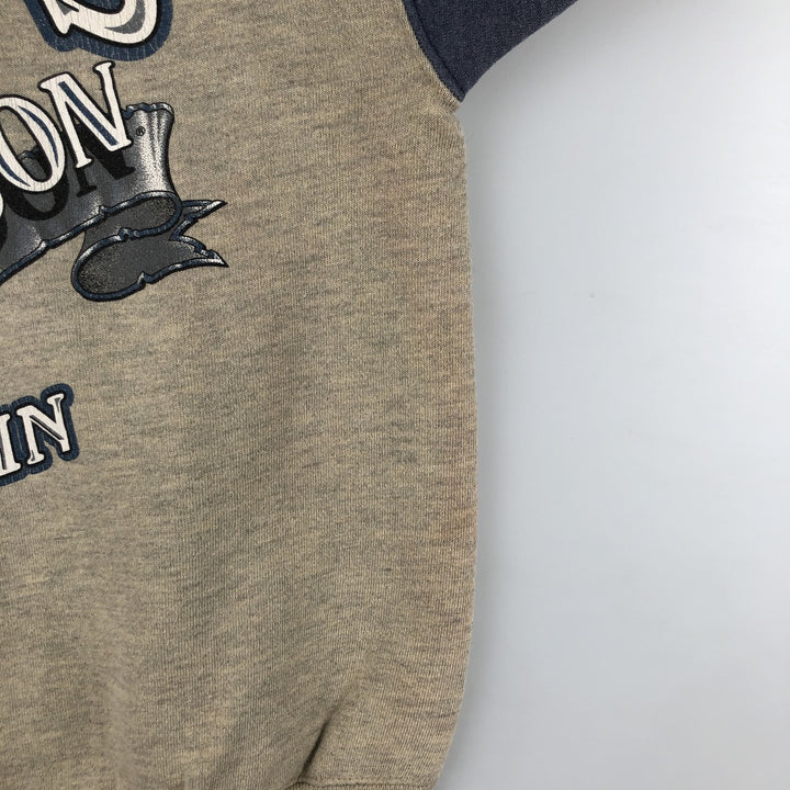 Vintage 1990'S Harley-Davidson Advertising Pullover Hoodie, Made in USA, Men's Size L cotton Beige type Vintage Second Hand
