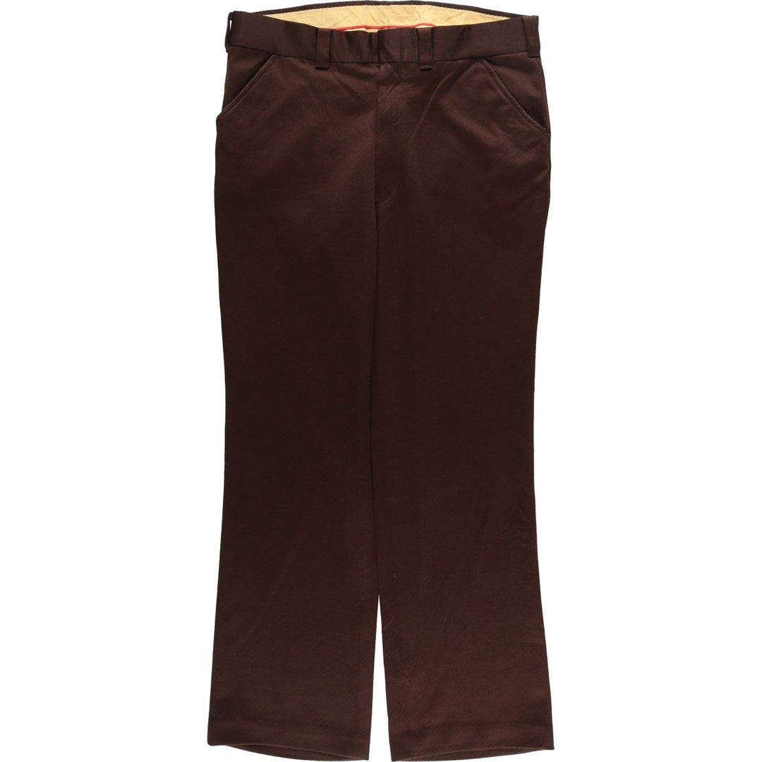 Vintage 1970'S Anderson-Little flared pants, men's size W36 unclear brown type Vintage Second Hand