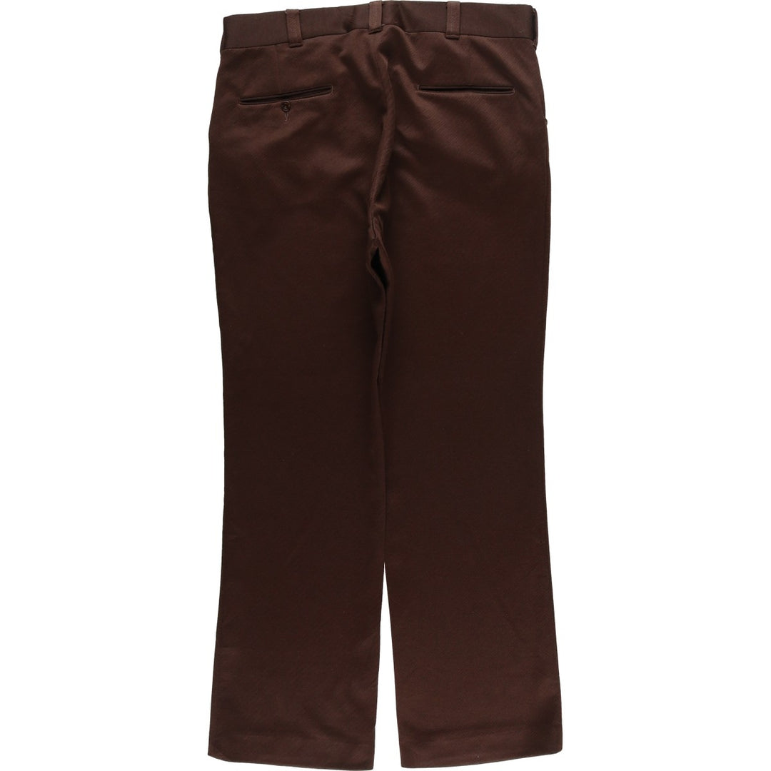 Vintage 1970'S Anderson-Little flared pants, men's size W36 unclear brown type Vintage Second Hand