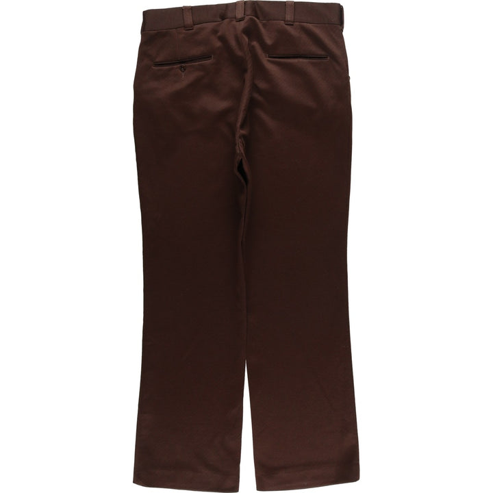 Vintage 1970'S Anderson-Little flared pants, men's size W36 unclear brown type Vintage Second Hand