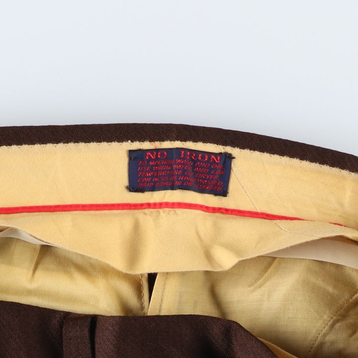 Vintage 1970'S Anderson-Little flared pants, men's size W36 unclear brown type Vintage Second Hand