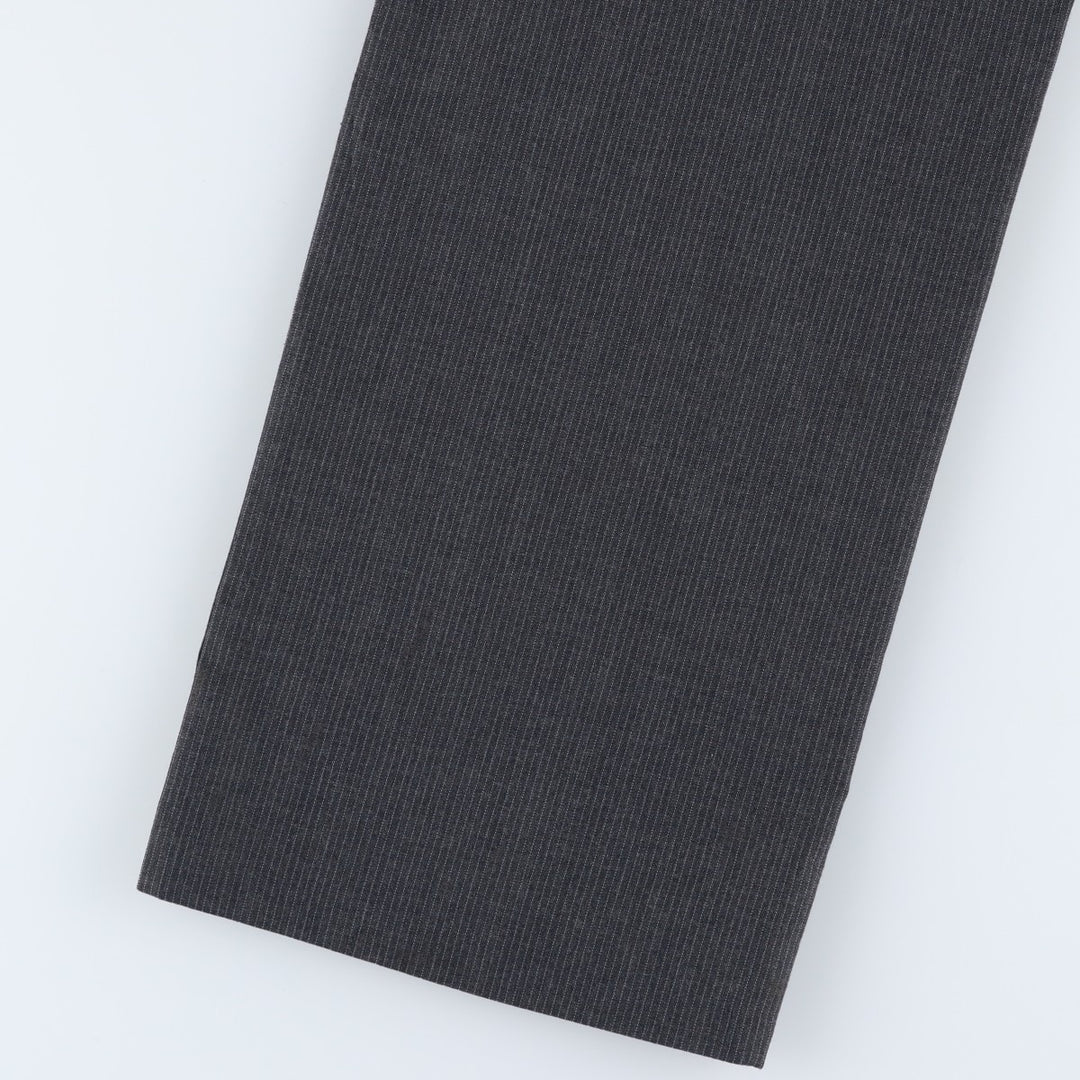 Vintage striped pattern slacks for men, size W33 unclear gray type Vintage Second Hand