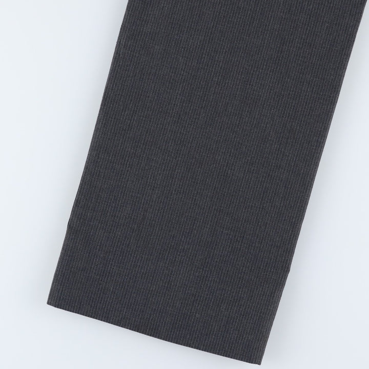 Vintage striped pattern slacks for men, size W33 unclear gray type Vintage Second Hand