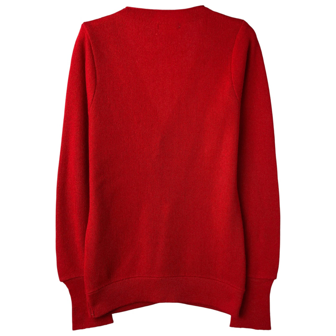 URBAN RENEWAL Acrylic Knit Cardigan, Made in USA, Women's Size S unclear red type Vintage Second Hand