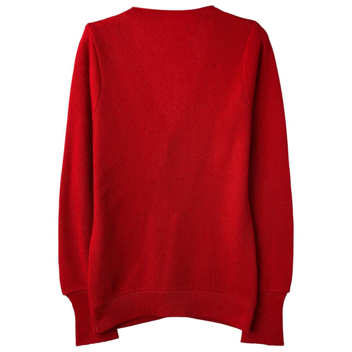 URBAN RENEWAL Acrylic Knit Cardigan, Made in USA, Women's Size S unclear red type Vintage Second Hand