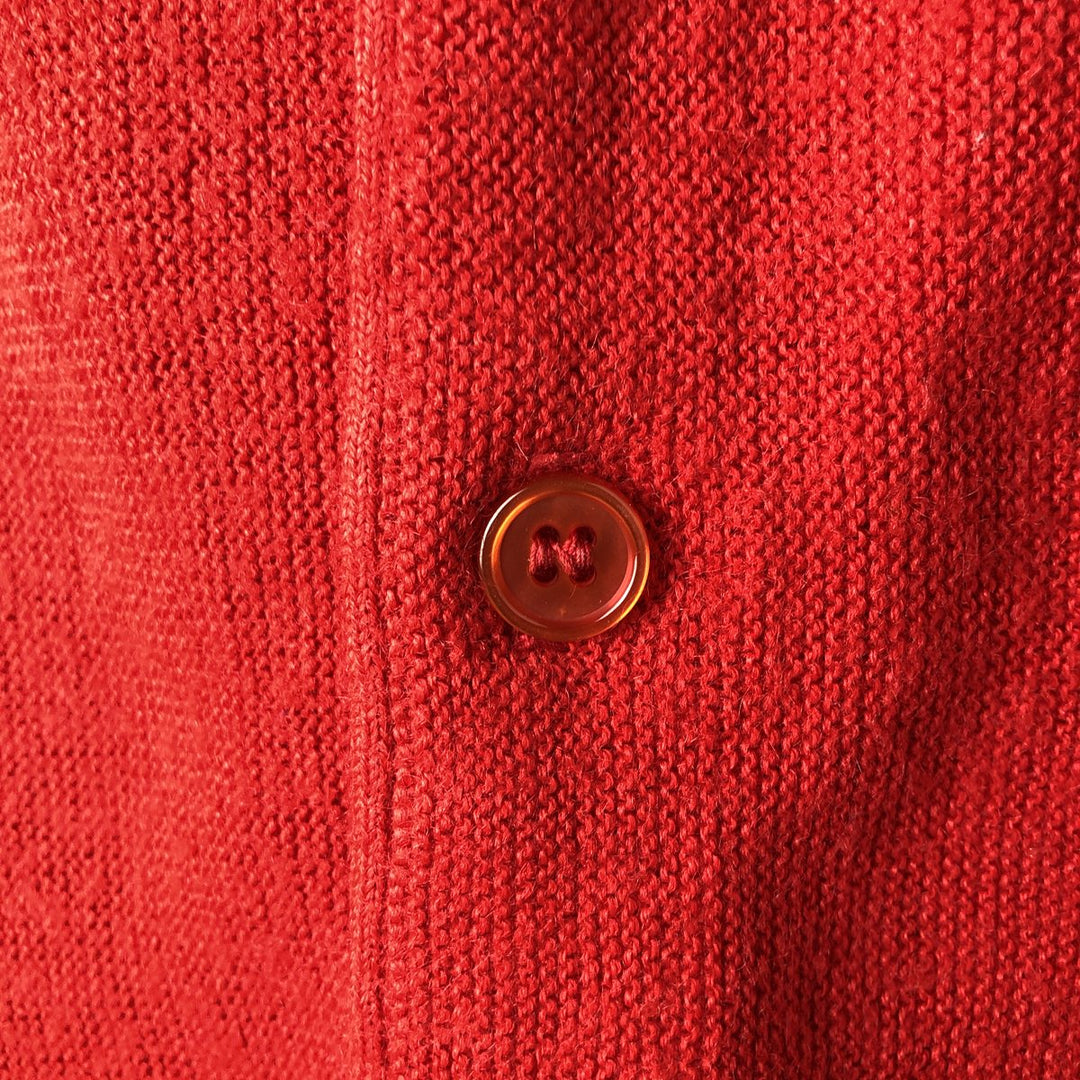 URBAN RENEWAL Acrylic Knit Cardigan, Made in USA, Women's Size S unclear red type Vintage Second Hand