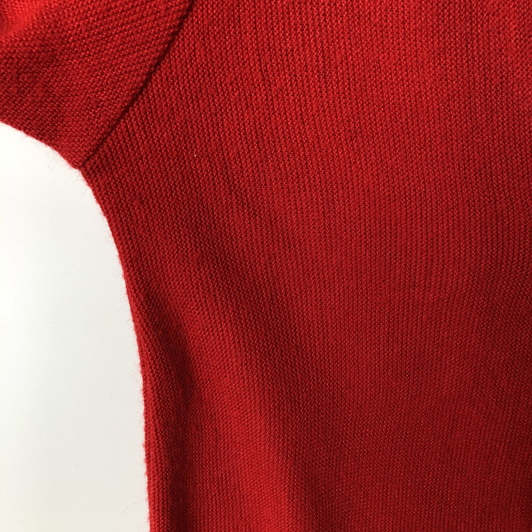 URBAN RENEWAL Acrylic Knit Cardigan, Made in USA, Women's Size S unclear red type Vintage Second Hand