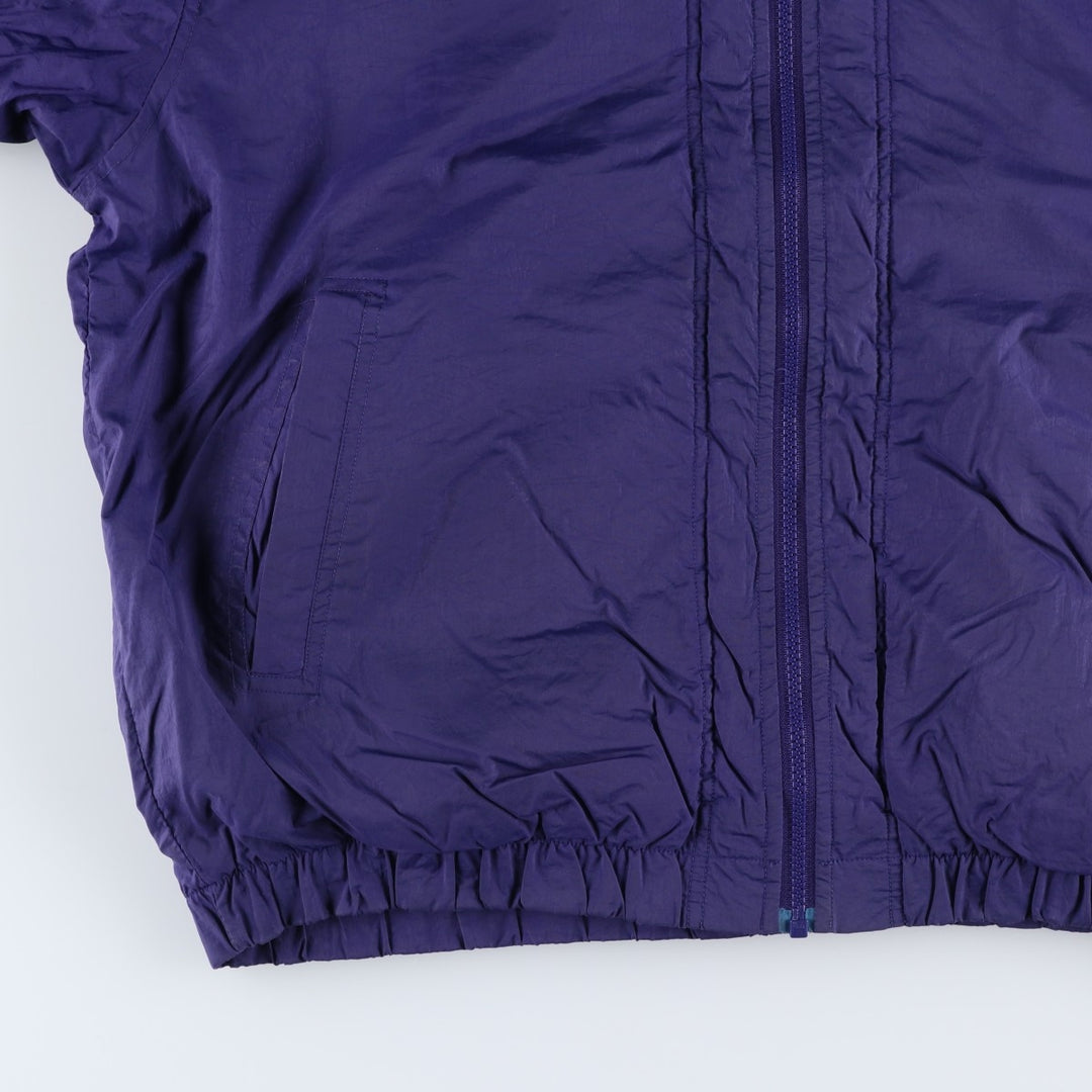 90'S Nike padded hoodie/puffer jacket, women's size M, vintage polyester purple type Vintage Second Hand
