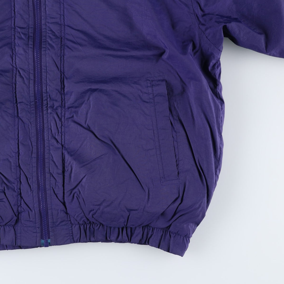 90'S Nike padded hoodie/puffer jacket, women's size M, vintage polyester purple type Vintage Second Hand
