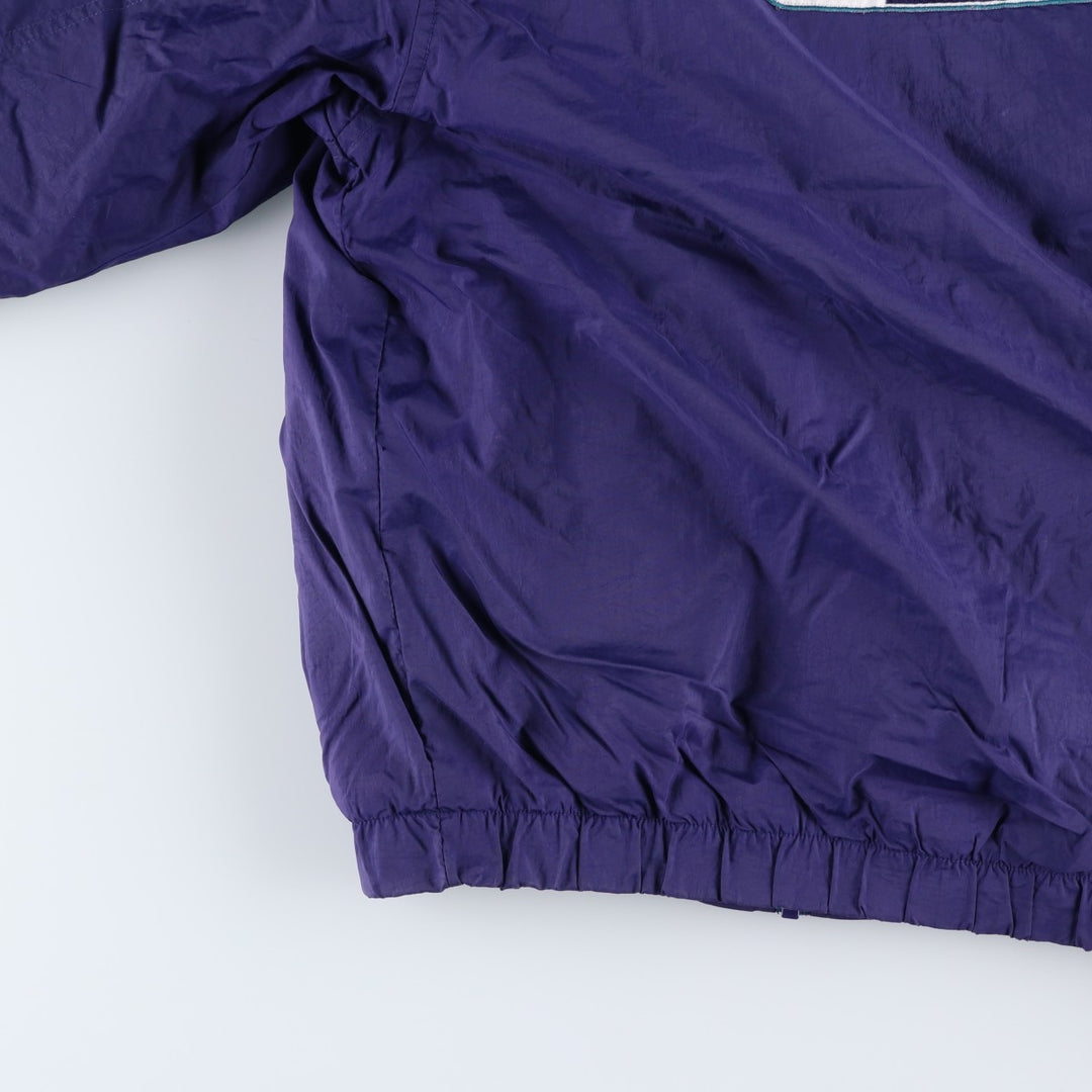 90'S Nike padded hoodie/puffer jacket, women's size M, vintage polyester purple type Vintage Second Hand