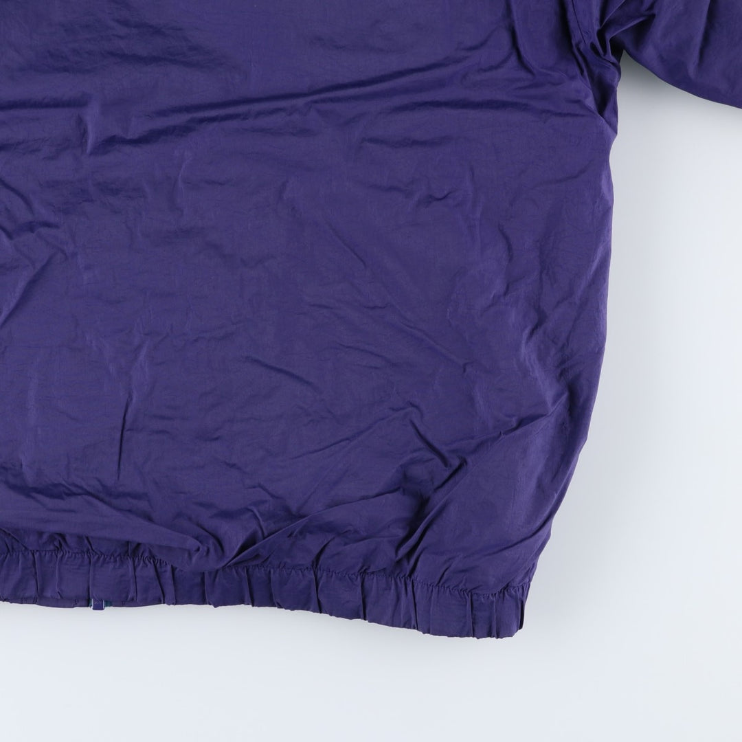 90'S Nike padded hoodie/puffer jacket, women's size M, vintage polyester purple type Vintage Second Hand