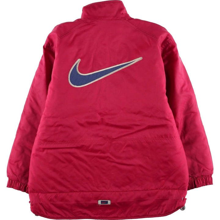 90'S Nike padded puffer jacket, women's size L, vintage Nylon red type Vintage Second Hand