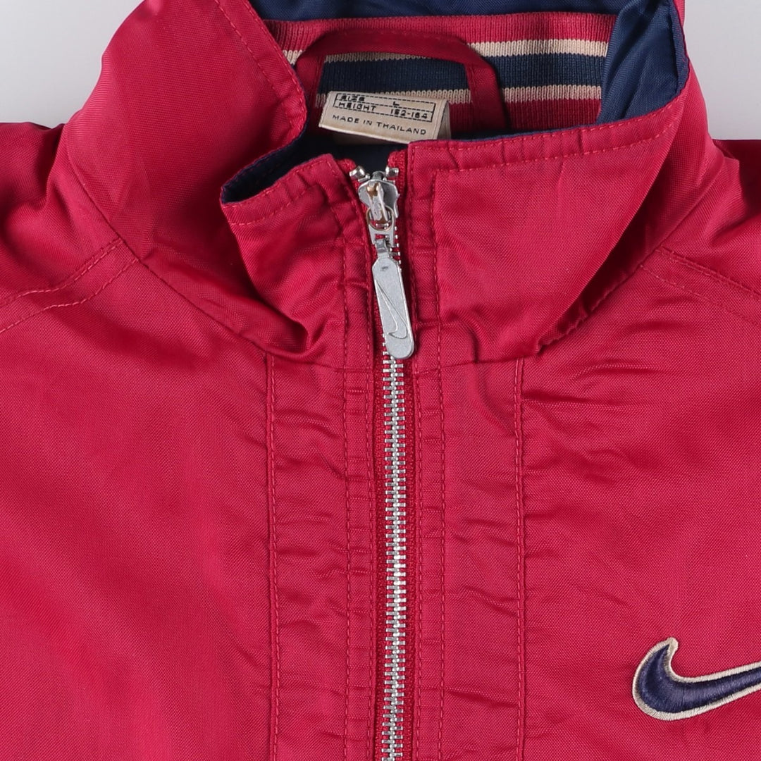 90'S Nike padded puffer jacket, women's size L, vintage Nylon red type Vintage Second Hand