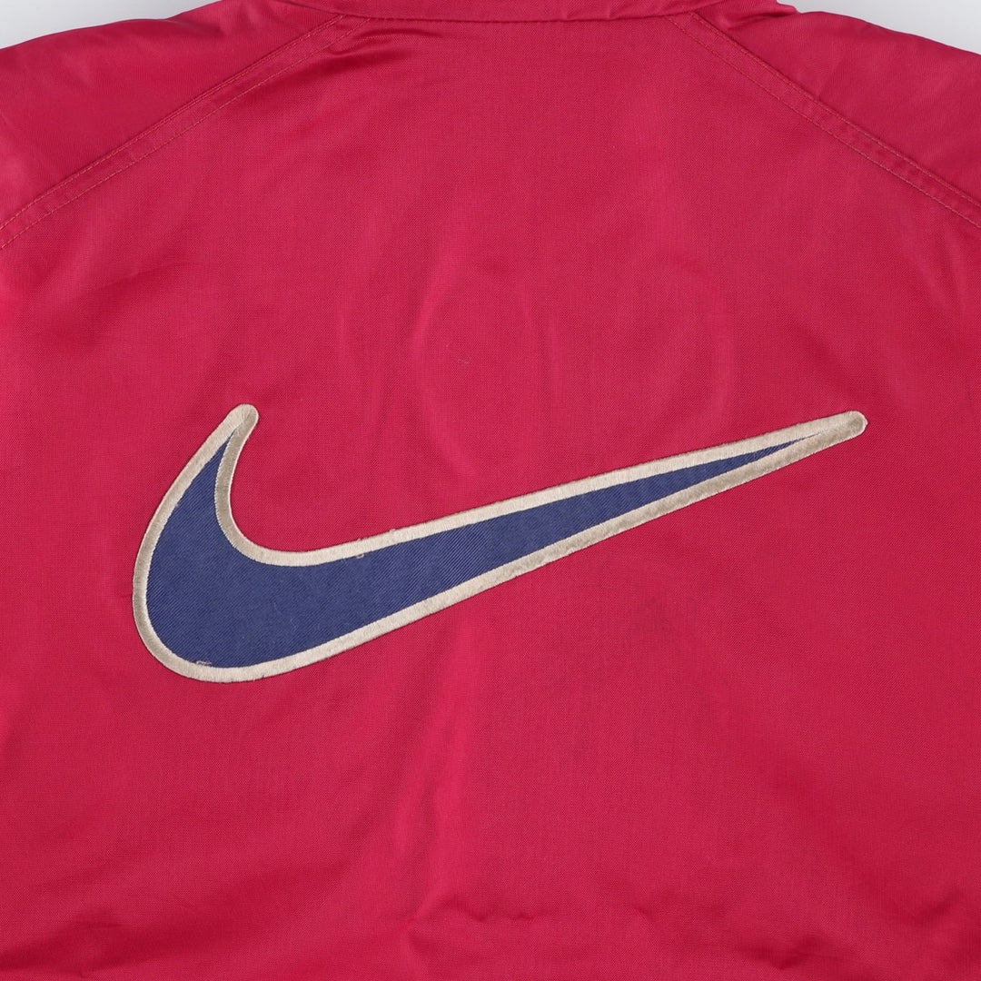 90'S Nike padded puffer jacket, women's size L, vintage Nylon red type Vintage Second Hand
