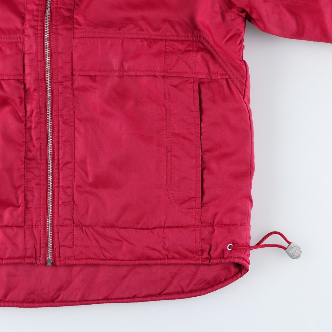 90'S Nike padded puffer jacket, women's size L, vintage Nylon red type Vintage Second Hand