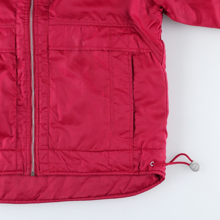 90'S Nike padded puffer jacket, women's size L, vintage Nylon red type Vintage Second Hand