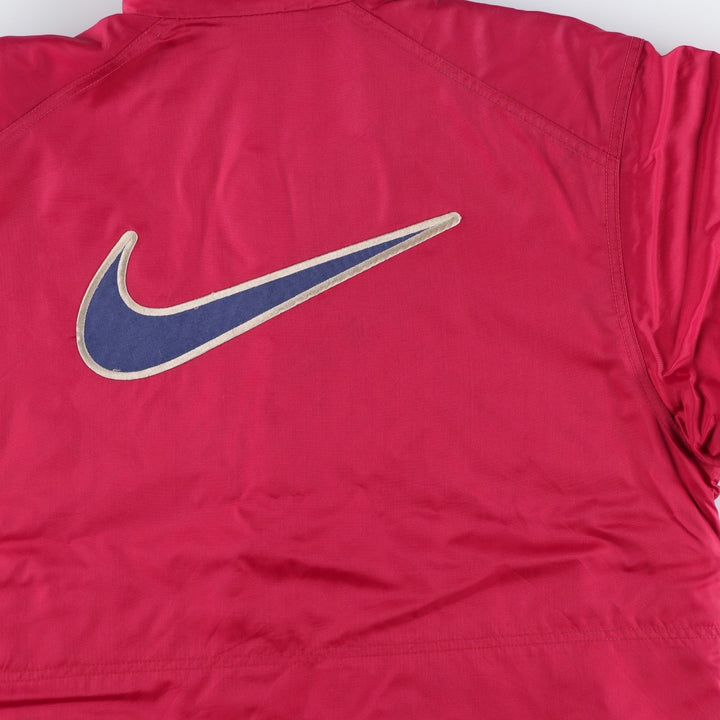 90'S Nike padded puffer jacket, women's size L, vintage Nylon red type Vintage Second Hand