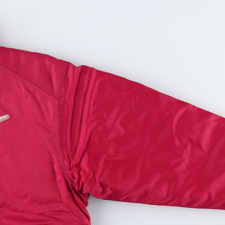90'S Nike padded puffer jacket, women's size L, vintage Nylon red type Vintage Second Hand