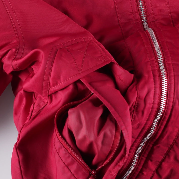 90'S Nike padded puffer jacket, women's size L, vintage Nylon red type Vintage Second Hand