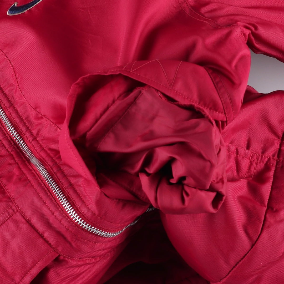 90'S Nike padded puffer jacket, women's size L, vintage Nylon red type Vintage Second Hand